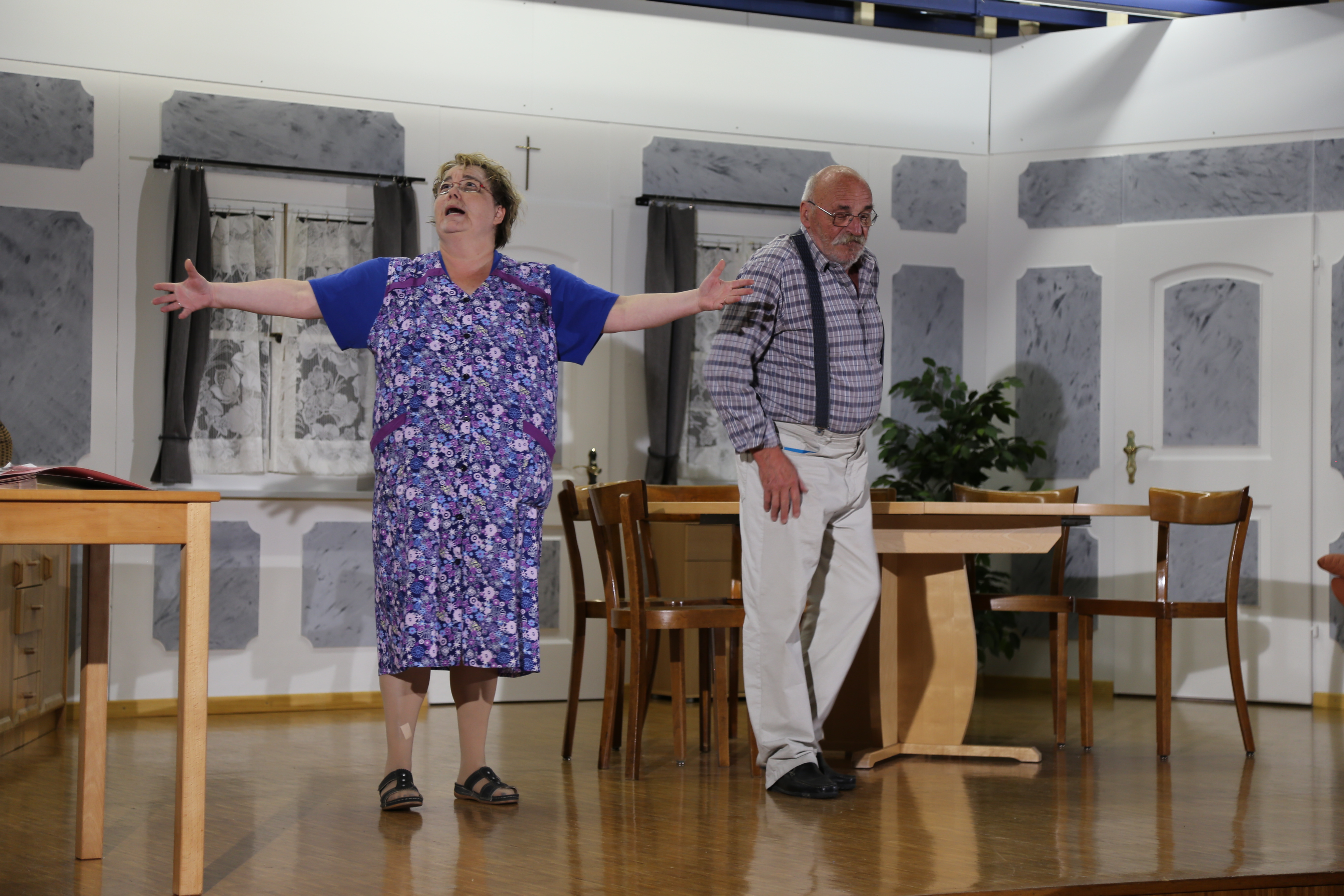 Theater Vagabunden Tuggen - Schauspieler bei der Aufführung 2025